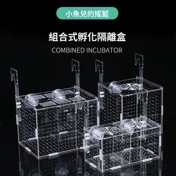超值下殺 台灣熱銷 魚苗繁殖 分隔盒 隔離箱 魚缸隔離盒 透明壓克力孵化盒 孔雀魚繁殖盒 迷你鸚鵡分隔盒 苗繁殖箱 孵化