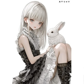 【3 月新作 2】07-095-0147 人物貼紙 動物與甜美蕾絲