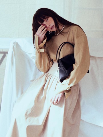 Livy Full Skirt_Beige