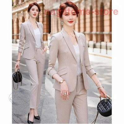 レディースパンツスーツ セレモニースーツ セットアップ 2点セット 発表会 女子会 参観日 七五三 お宮参り お洒落 入園式 卒業式 通勤 オフィス 着痩せ 大人 通販 Lineポイント最大get Lineショッピング