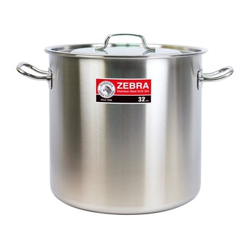 ZEBRA THAILAND 斑馬牌 304不銹鋼 深型魯桶  32cm  銀色  1個