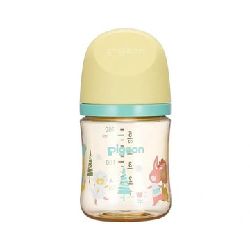 Pigeon貝親第三代母乳實感彩繪款PPSU奶瓶160ml (P80963G動物派對) 584元