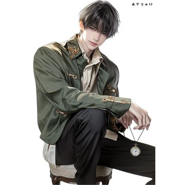 【9 月新款】07-148-0053 人物貼紙 幻想復古浪漫喫茶