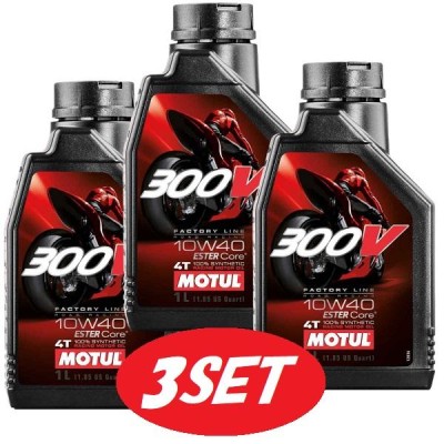 国内正規品] MOTUL 300V FACTORY LINE ROAD RACING 【10W-40 1L×12缶