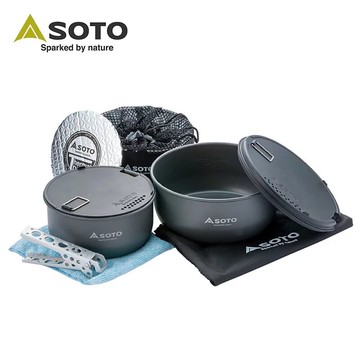 ├登山樂┤日本 SOTO 戶外鍋具9件組 # SOD-501