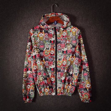 男士休閑春夏季連帽外套速干衫男女風衣男超薄透氣情侶防曬服男潮