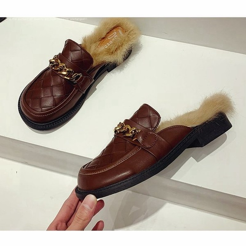 2色ファーサンダル レディース フラットシューズ 厚底ヒール3cm サンダル 新作 スリッパふわふわミュール サンダル 歩きやすい秋冬新作 室外 通販 Lineポイント最大0 5 Get Lineショッピング