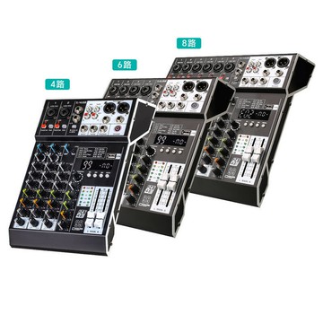 8/10路專業調音臺 99種數字混響效果內置音效卡舞臺調音臺