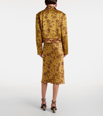 Dries Van Noten Floral jacquard jacket