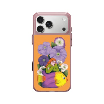 iPhone 17 Pro Max Clear (相機按鈕) 晶醺玫 - Chubbynida - 紫野花語