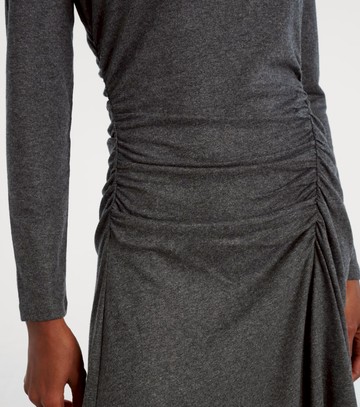 Veronica Beard Theodora ruched wool-blend midi dress