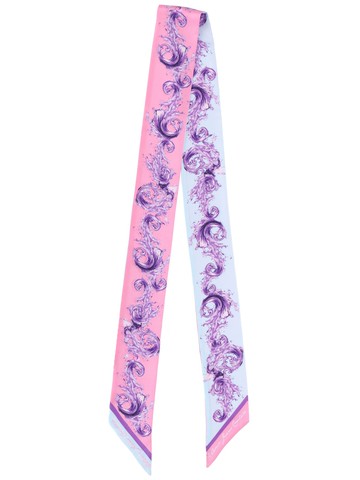 versace jeans couture foulard in seta