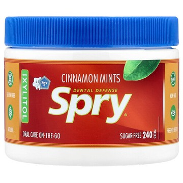 Xlear, Spry®，肉桂薄荷糖，240 塊