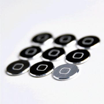 iPhone 鏡頭/按鍵貼 金屬髮絲紋按鍵貼 for iPhone/iPad/iPod Touch (single)