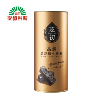 【芝初】高鈣黑芝麻牛軋糖(176g/罐)