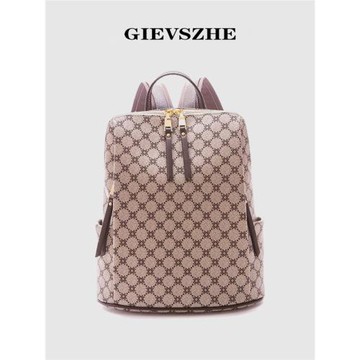 紀詩哲雙肩包女2025新款休閑時尚防水女士背包雙肩百搭大容量女