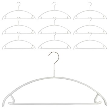 MAWA 德國原裝進口極簡多功能止滑無痕套裝架 PVC軟膠、鍍鉻鐵  白色  10個