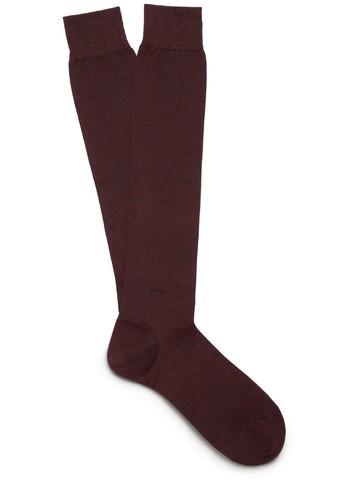 Zegna - Everyday Triple X mid-calf socks - men - Cotton/Polyamide/Elastane - One Size - Purple