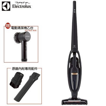 【Electrolux 伊萊克斯】贈電動清潔機 WQ61-1OGG Well Q6 手持兩用無線吸塵器 毛髮截斷吸頭款