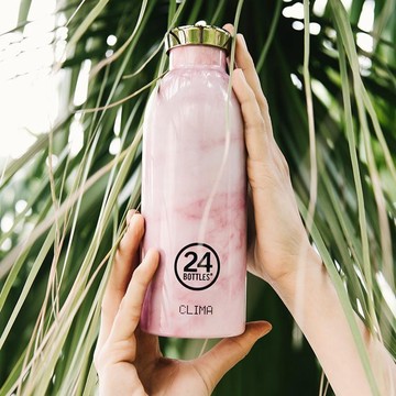24Bottles 不鏽鋼雙層保溫瓶 500ml 花色款 /共11款 花雨漫舞