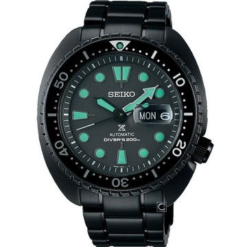 SEIKO Prospex 黑潮夜視 200米潛水機械錶-45mm(SRPK43K1/4R36-06Z0SD)