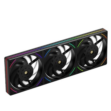 Thermalright 利民 TL-UB36 S-FDB V2軸承 2150轉 3連一體式ARGB風扇《黑》