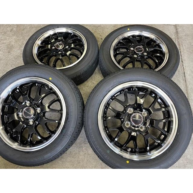 4本セット 軽量 VERTEC ONE EXE10 14X4.5J 4/100 45 GBRP ブリヂストン