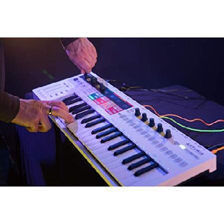 Arturia KeyStep Pro 37-Key Controller ＆ Sequencer USB MIDI CV Keyboard Controller, with Aftertouch, Polyphonic, 16-Track Drum Sequencer並行輸入