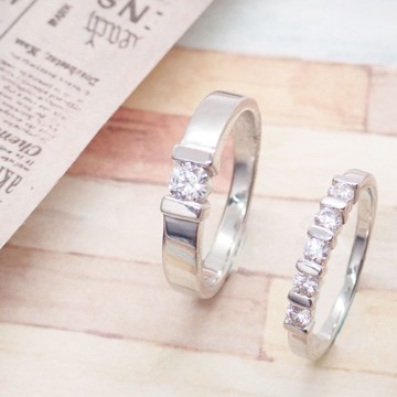 【比法一生】純銀情侶對戒—偶緣  純銀925手作飾品