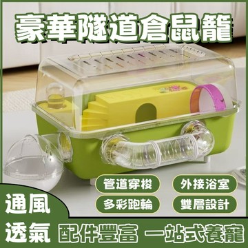 ✨台灣優選🐾 壓克力鼠籠 倉鼠飼養箱 鼠籠 老鼠籠 黃金鼠籠子 倉鼠窩 倉鼠籠子 寵物籠 倉鼠籠 寵物鼠籠 老鼠籠子