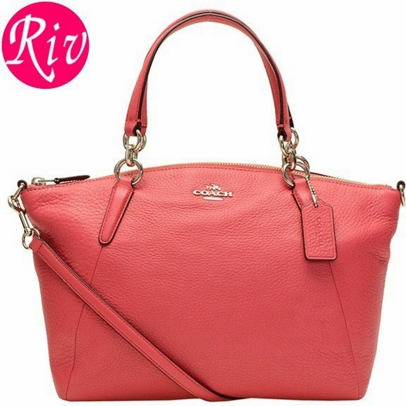 コーチ バッグ Coach ショルダーバッグ 2way トートバッグ ストロベリーピンク レザー Fsvsy 通販 Lineポイント最大0 5 Get Lineショッピング