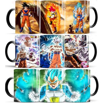 外貿馬克杯 龍珠超 自在極意功 賽亞悟空 變色咖啡馬克杯禮物杯子