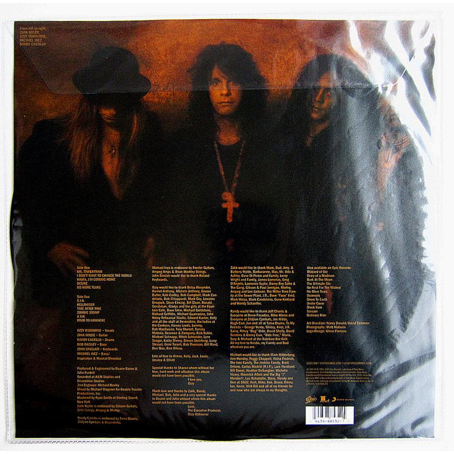 OZZY OSBOURNE NO MORE TEARS LP