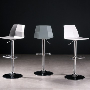 ??快速出貨 可開發票 北歐吧臺椅靠背家用現代簡約吧臺凳子旋轉高腳凳創意收銀升降吧椅