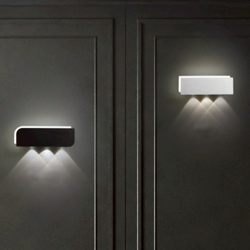 LED 9W 三色光下投射4000K造型壁燈 F103-18-82651、18-82652