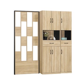 文創集 康法斯6尺六門二抽屏風鞋櫃/玄關櫃-180x45x199cm免組