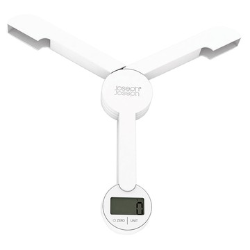 Joseph Joseph 摺疊收納料理秤  40071  5kg  白色