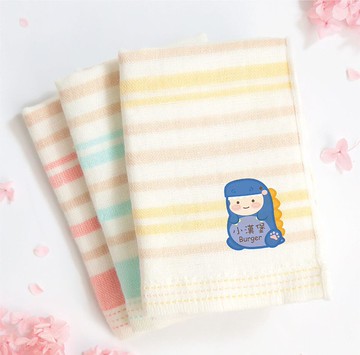 MIT燙印手帕紗布巾【劍龍變裝秀】一組3入