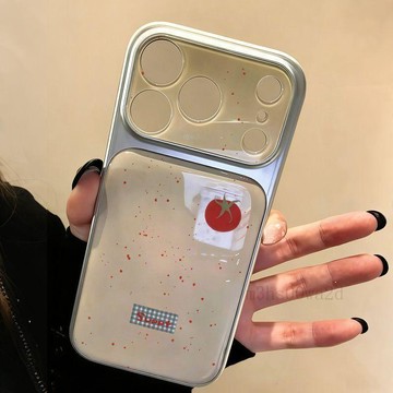 水墨番茄 防摔手機殼 蘋果iPhone17AIR16PROMAX 手機殼 15PLUS 大視窗14 iPhone13保護