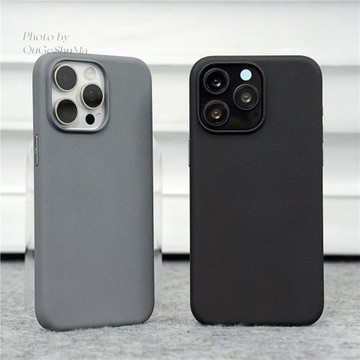 趣玩好物 砂礫殼適用于蘋果iPhone16promax手機殼巖砂磁吸14pro保護套全包防摔外殼簡約抗指紋適用于15ULTRA