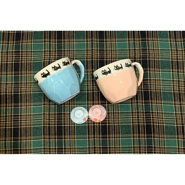 日本進口 黑喵喵馬克杯、富士山筷架 ▫️尺寸 約 12*9公分／4x H1.7 公分 龜甲紋