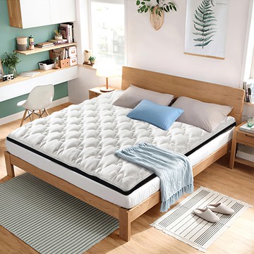 維也納 100%天絲3M防潑水日式薄床墊 180 x 188cm  白色