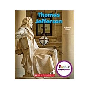 Thomas Jefferson (Rookie Biographies) (Library Binding  Library)