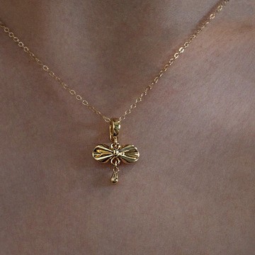 項鏈墜 | Dewy Ribbon 晨露蝴蝶