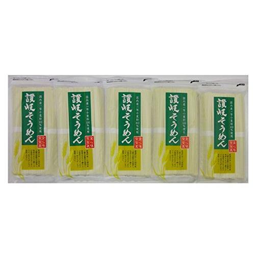 讃岐物産 国内産小麦讃岐そうめん 500g×5袋