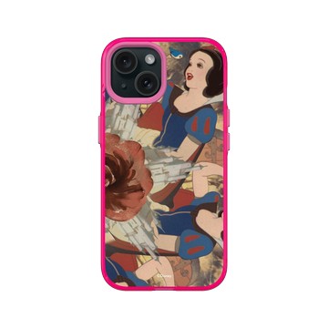 iPhone 15 Clear 粉漾桃 - 迪士尼-公主系列 Disney Princess - Pattern系列-白雪公主 復古