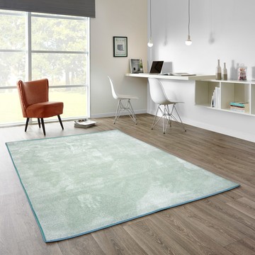 比利時蝴蝶亮澤舒柔地毯 27松石綠 80x150cm