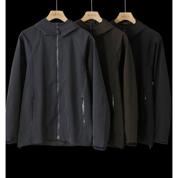 長鳳洲戶外立體裁剪輕量化防風防水透氣連帽軟殼沖鋒衣夾克男外套