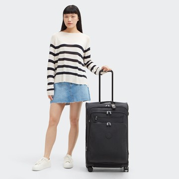 午夜星空黑25吋多袋收納行李箱-NEW YOURI SPIN M