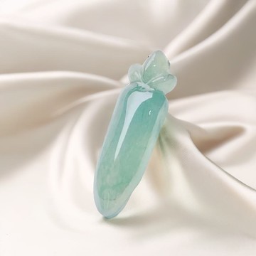 冰種翡翠好彩頭項鍊 | 天然緬甸玉翡翠A貨 | 送禮